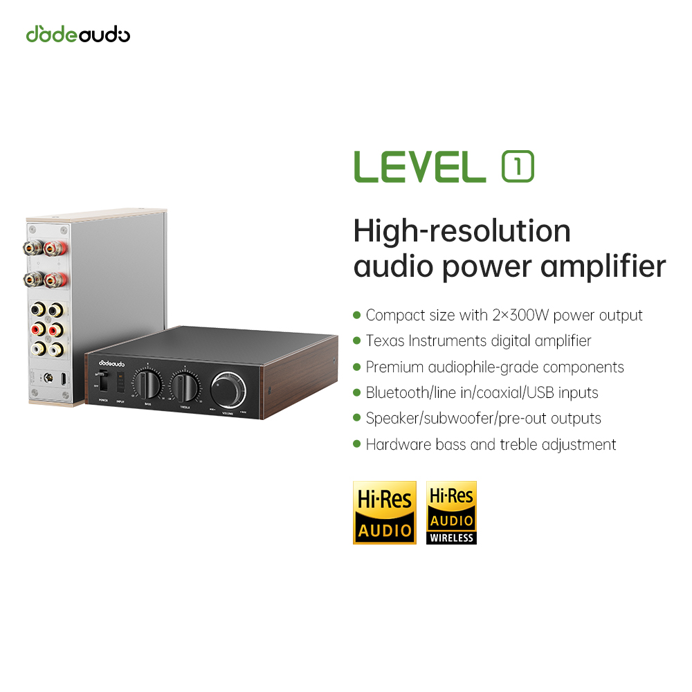 JadeAudio Level 1 Desktop HiFi - đánh giá và giá Audio Home Cinema